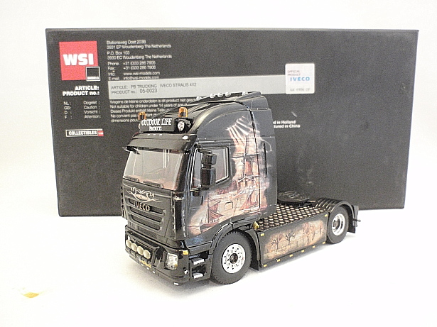 画像1: WSI SHOW TRUCK SERIES No.05-0023 PB TRUCKING IVECO STRALIS 4 ×2